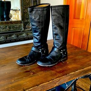 Frye 16 inch tall black boot